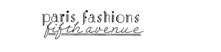 PARIS FASHIONS FIFTH AVENUE logo