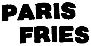 PARIS FRIES logo