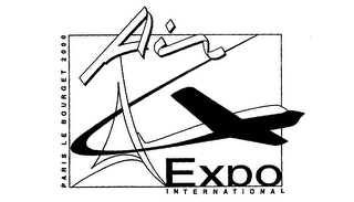 PARIS LE BOURGET 2000 AIR EXPO INTERNATIONAL logo