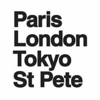 PARIS LONDON TOKYO ST PETE logo