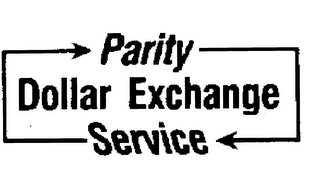 PARITY DOLLAR EXCHANGE SERVICE logo