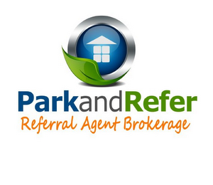 PARK AND REFER REFERRAL AGENT BROKERAGE logo