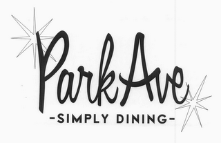 PARK AVE - SIMPLY DINING - logo