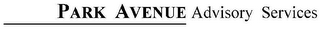 PARK AVENUE ADVISORY SERVICES logo