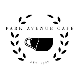 PARK AVENUE CAFE, EST. 1987 logo