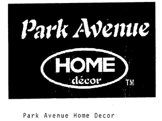 PARK AVENUE HOME DÉCOR PARK AVENUE HOME DECOR logo