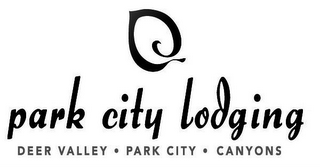 PARK CITY LODGING DEER VALLEY · PARK CITY · CANYONS logo