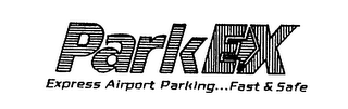 PARK EX EXPRESS AIRPORT PARKING...FAST & SAFE logo