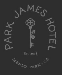 PARK JAMES HOTEL EST. 2018 MENLO PARK .CA logo