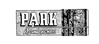 PARK MAINTENANCE logo