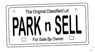 PARK N SELL THE ORIGINAL CLASSIFIED LOT FOR SALE BY OWNER logo