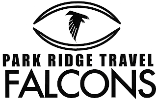 PARK RIDGE TRAVEL FALCONS logo