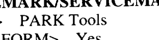 PARK TOOLS logo