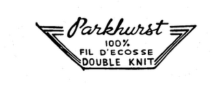PARKHURST 100% FIL D'ECOSSE DOUBLE KNIT logo
