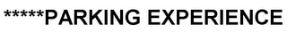 *****PARKING EXPERIENCE logo