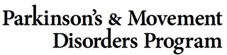 PARKINSON'S & MOVEMENT DISORDERS PROGRAM logo