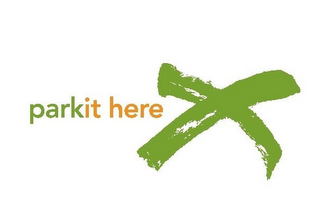 PARKIT HERE X logo