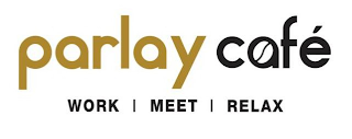 PARLAY CAFE WORK MEET RELAX logo