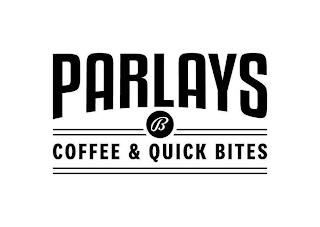 PARLAYS COFFEE & QUICK BITES B logo