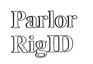 PARLOR RIGID logo