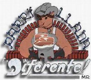 PARRILLADA LO DIFERENTE! M.R logo