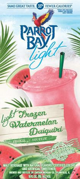 PARROT BAY LIGHT LIGHT FROZEN WATERMELON DAIQUIRI logo