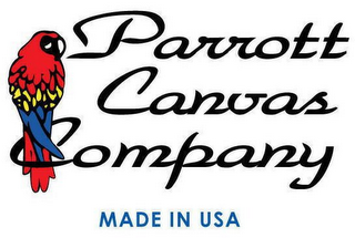 PARROTT CANVAS COMPANY MADE IN USA logo