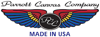 PARROTT CANVAS COMPANY PCC MADE IN USA logo