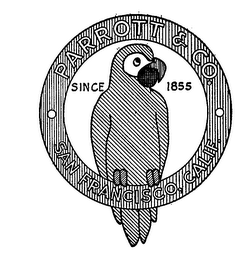 PARROTT & CO. SAN FRANCISCO CALIF. SINCE 1855 logo