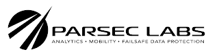 PARSEC LABS ANALYTICS . MOBILITY . FAILSAFE DATA PROTECTION logo