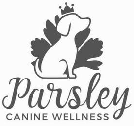 PARSLEY CANINE WELLNESS logo