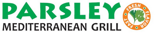 PARSLEY MEDITERRANEAN GRILL · FRESH · FLAVOR · FAST logo