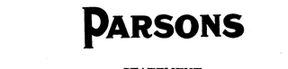 PARSONS logo