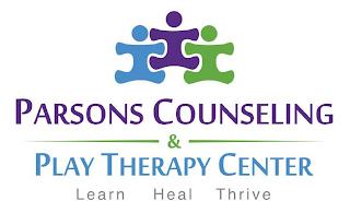 PARSONS COUNSELING & PLAY THERAPY CENTER LEARN HEAL THRIVE logo