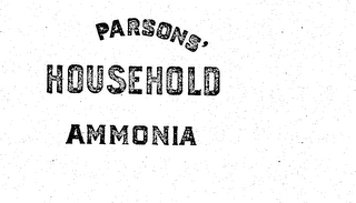 PARSONS' HOUSEHOLD AMMONIA logo
