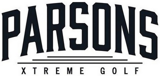 PARSONS XTREME GOLF logo