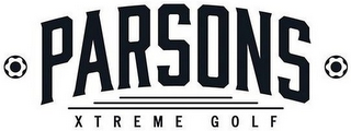 PARSONS XTREME GOLF logo