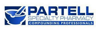PARTELL SPECIALTY PHARMACY COMPOUNDING PROFESSIONALS logo