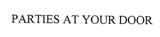 PARTIES AT YOUR DOOR logo