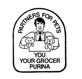 PARTNERS FOR PETS YOU YOUR GROCER PURINA logo
