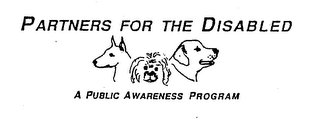 PARTNERS FOR THE DISABLED A PUBLIC AWARENESS PROGRAM logo