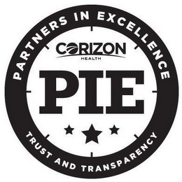 PARTNERS IN EXCELLENCE CORIZON HEALTH PIE TRUST AND TRANSPARENCY logo