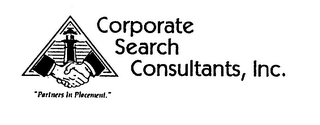 "PARTNERS IN PLACEMENT." CORPORATE SEARCH CONSULTANTS, INC. logo