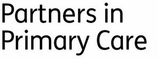 PARTNERS IN PRIMARY CARE logo
