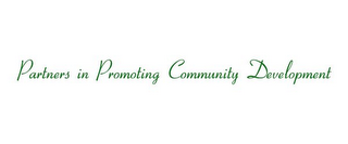 PARTNERS IN PROMOTING COMMUNITY DEVELOPMENT logo
