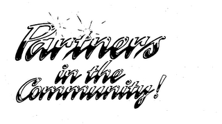 PARTNERS IN THE COMMUNITY! logo