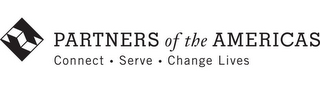 PARTNERS OF THE AMERICAS CONNECT SERVE CHANGE LIVES logo
