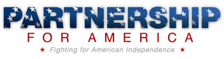 PARTNERSHIP FOR AMERICA FIGHTING FOR AMERICAN INDEPENDENCE logo