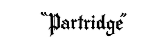 "PARTRIDGE" logo