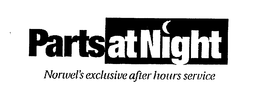 PARTS AT NIGHT NORWEL'S EXCLUSIVE AFTER HOURS SERVICE logo